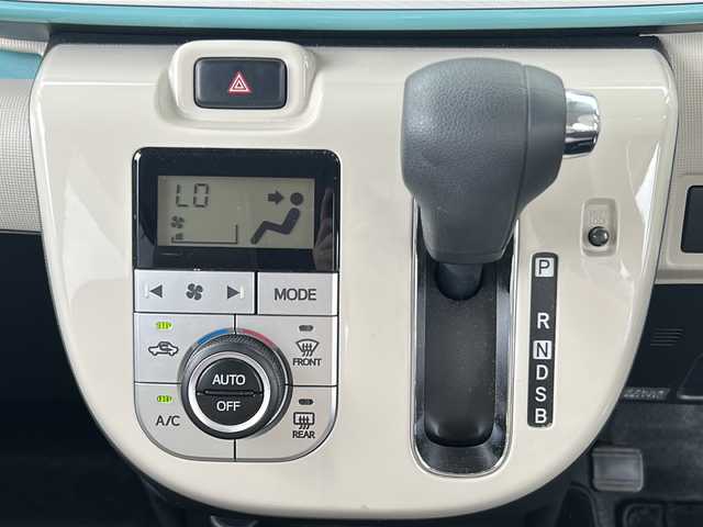 ダイハツ ムーヴ キャンバス G メイクアッフ SA Ⅱ 富山県 2017(平29)年 4.4万km パールホワイトⅢ/ファインミントメタリック 2トーン 禁煙車/4WD/純正ナビ/CD・DVD・BlueTooth/バックカメラ/スマートアシストII/　・衝突警報機能/　・衝突回避支援ブレーキ機能/　・車線逸脱警報機能/　・誤発進抑制機能(前方)/　・誤発進抑制機能(後方)/　・先行車発進お知らせ機能/両側パワースライドドア/コーナーセンサー/スマートキー/プッシュスタート/純正フロアマット/純正アルミホイール/スペアキー/LEDヘッドライト/純正フロアマット/ドライブレコーダー/ステアリングスイッチ/電動格納ミラー