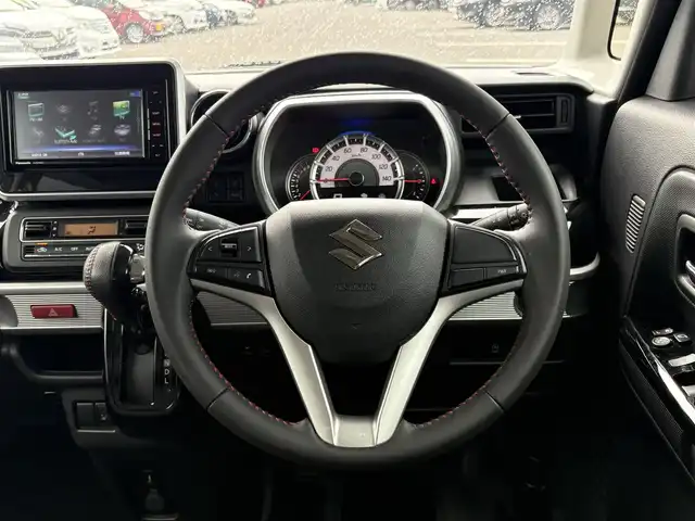 スズキ スペーシア カスタム HYBRID XS 大分県 2018(平30)年 5.7万km ピュアホワイトP ・SDナビ(CD/DVD/BT/SD/USB)/・全方位カメラ/・フルセグテレビ/・ヘッドアップディスプレイ/・両側パワースライドドア/・衝突被害軽減ブレーキ/・ドライブレコーダー/・オートハイビーム/・ステアリングリモコン/・運転席シートヒーター/・リアセンサー/・スマートキー/・プッシュスタート/・純正アルミホイール