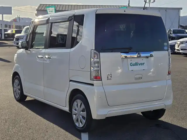 ホンダ Ｎ ＢＯＸ G Lパッケージ 鹿児島県 2016(平28)年 6.3万km プレミアムホワイトパールⅡ 片側電動パワースライドドア　/純正ＳＤナビ（ＶＸＭ－１６４ＣＳｉ）　/Ｂｌｕｅｔｏｏｔｈオーディオ　/バックカメラ　/純正ビルトインＥＴＣ　/コーナーセンサー　/プッシュスタート／スマートキー/プラズマクラスター/後席サンシェード/横滑り防止装置/盗難防止装置/シティブレーキアクティブシステム/衝突被害軽減システム/エアバッグ(W＋サイド)