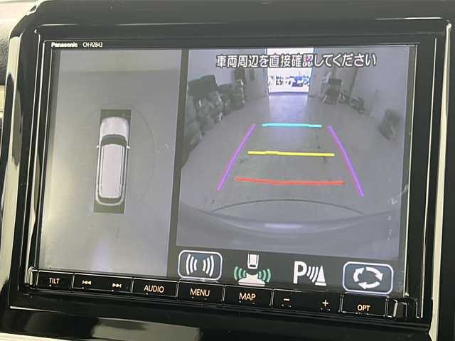 スズキ クロスビー HYBRID MZ 宮城県 2018(平30)年 6.1万km キャラバンアイボリーパールメタリック/ホワイト 2トーンルーフ 禁煙車/全方位カメラ/スズキセーフティーサポート/・デュアルカメラブレーキサポート/・車線維持支援機能/・オートハイビーム/純正8インチナビ/・CD.DVD.USB.BT.SD/フルセグTV/クルーズコントロール/前席シートヒーター/ETC/ドライブレコーダー（フロント）/LEDヘッドライト/LEDフォグライト/革巻ステアリング/ステアリングスイッチ/パドルシフト/純正フロアマット/純正16インチアルミホイール/純正ドアバイザー