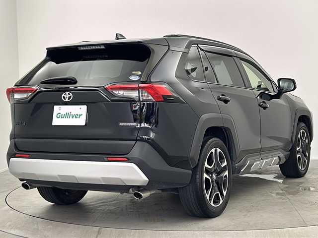 トヨタ ＲＡＶ４ アドベンチャー 大阪府 2020(令2)年 4.6万km アティチュードブラックマイカ カロッツェリア9インチSDナビ/【AM/FM/CD/DVD/Bluetooth/フルセグTV】/カロッツェリアサウンドシステム/【TS-WX70DA】/バックカメラ/ビルトインETC/前後ドライブレコーダー/【DC-DR651】/ステアリングヒーター/トヨタセーフティセンス/PCS/LTA/RSA/レーダークルーズコントロール/純正19インチAW/純正フロアマット