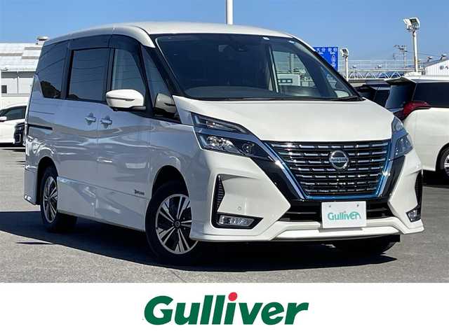 日産 セレナ e－パワー ハイウェイスター V 宮崎県 2019(令1)年 6.4万km ブリリアントホワイトパール 純正ナビ/・AM/FM/Bluetooth/フルセグTV/衝突軽減ブレーキ/両側パワースライドドア/全方位カメラ/プロパイロット/コーナーセンサー/オートライト/オートマチックハイビーム/3列シート/パーキングアシスト/追従型クルーズコントロール/パワーウィンドウ/ETC