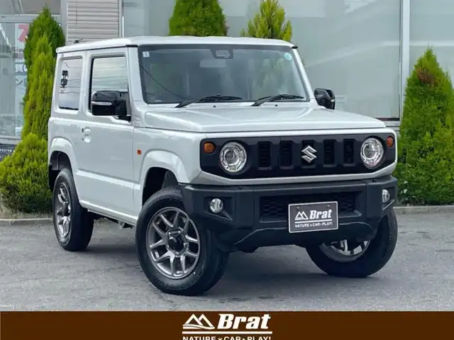 スズキ ジムニー XC 岩手県 2024(令6)年 0.1万km未満 ピュアホワイトP 4WD/デュアルセンサーブレーキサポート/レーダークルーズコントロール/前席シートヒーター/純正LEDヘッドライト/純正フォグランプ/ヘッドライトウォッシャー/ステアリングリモコン/スマートキー/保証書/取扱説明書
