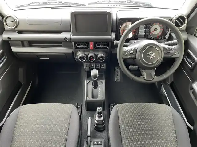 スズキ ジムニー XC 岩手県 2024(令6)年 0.1万km未満 ピュアホワイトP 4WD/デュアルセンサーブレーキサポート/レーダークルーズコントロール/前席シートヒーター/純正LEDヘッドライト/純正フォグランプ/ヘッドライトウォッシャー/ステアリングリモコン/スマートキー/保証書/取扱説明書