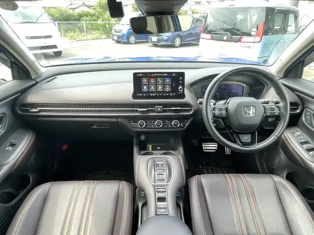 ホンダ ＺＲ－Ｖ ハイブリッド e:HEV Z 宮崎県 2023(令5)年 2.4万km プレミアムクリスタルブルークリスタル 純正ナビゲーション/　AM FM BT　TV/全方位カメラ/ETC車載器/ドライブレコーダー/パドルシフト/レーダークルーズコントロール/衝突軽減ブレーキ/LEDヘッドライト/フォグランプ　/パワーバックドア/パワーシート/シートヒーター/プッシュスタート/スマートキー