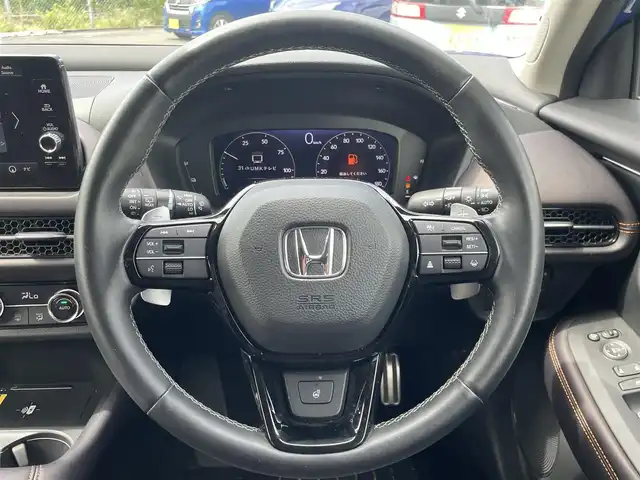 ホンダ ＺＲ－Ｖ ハイブリッド e:HEV Z 宮崎県 2023(令5)年 2.4万km プレミアムクリスタルブルークリスタル 純正ナビゲーション/　AM FM BT　TV/全方位カメラ/ETC車載器/ドライブレコーダー/パドルシフト/レーダークルーズコントロール/衝突軽減ブレーキ/LEDヘッドライト/フォグランプ　/パワーバックドア/パワーシート/シートヒーター/プッシュスタート/スマートキー