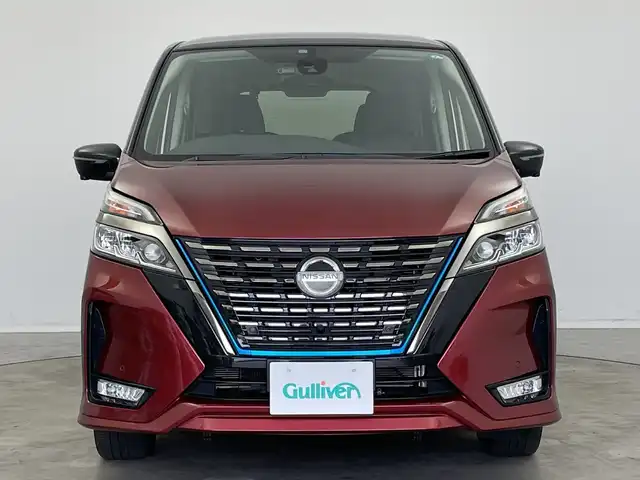 日産 セレナ e－パワー HWS V アーバンクロム 新潟県 2021(令3)年 6万km マルーンレッド 2トーン 純正メモリナビ/　フルセグTV/Bluetooth/CD/DVD/プロパイロット/BSM(ブラインドスポットモニター)/衝突被害軽減ブレーキ/レーンキープアシスト/レーダークルーズコントロール/前後コーナーセンサー/両側パワースライドドア/ドライブレコーダー/アラウンドビューモニター/ビルトインETC/オートマチックハイビーム/LEDヘッドライト/横滑り防止装置/オートライト/スマートキー/禁煙車