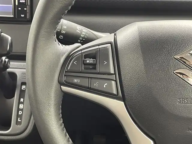 スズキ ワゴンＲ HYBRID FZ 福井県 2017(平29)年 7.5万km ブルーイッシュブラックパール3 Panasonicナビ/CD/DVD/Bluetooth/フルセグ/シートカバー/シートヒーター/スマートキー/LEDヘッドライト/ETC/横滑り防止装置/レーンキープアシスト
