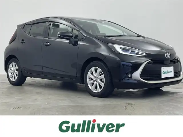 トヨタ アクア Z 埼玉県 2023(令5)年 1.9万km ブラックマイカ 純正10.5インチディスプレイオ＾ディオ/ AM FM BluetoothフルセグTV AppleCarplay/トヨタセーフティセンス/プリクラッシュセーフティ/レーントレーシングアシスト/レーダークルーズコントロール/オートマチックハイビーム/ロードサインアシスト/パノラミックビューモニター/AC100V/クリアランスソナー/純正15インチアルミホイール/オートライト/スマートキー