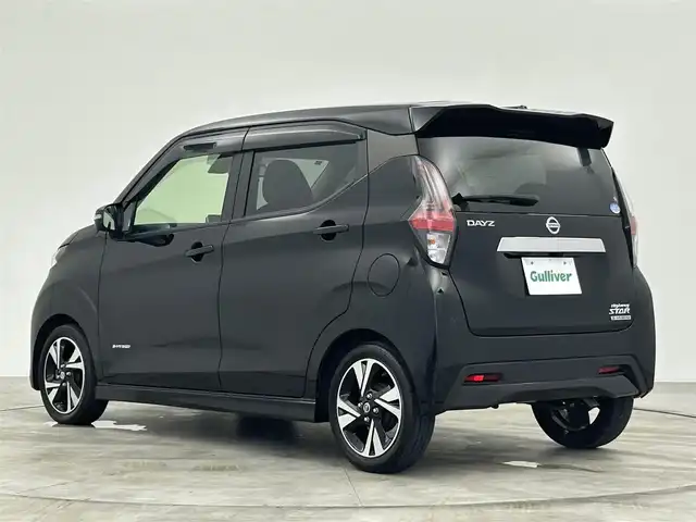 日産 デイズ ハイウェイスターG ターボ 群馬県 2020(令2)年 3.4万km ブラック 純正９インチナビ　アラウンドビューモニター　ＬＥＤライト　ＡＨＢ　純正１５インチアルミホイール　ステアリングリモコン　ドライブレコーダー　ＥＴＣ　スマートキー　横滑り防止装置　車線逸脱抑制警報　禁煙車