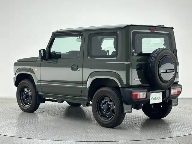 スズキ ジムニー XG 兵庫県 2019(平31)年 1.3万km ジャングルグリーン ・純正CDオーディオ/・ETC/・4WD/・純正マット/・スペアキー/・リモコンキー/・背面タイヤ/・ヘッドライトレベライザー