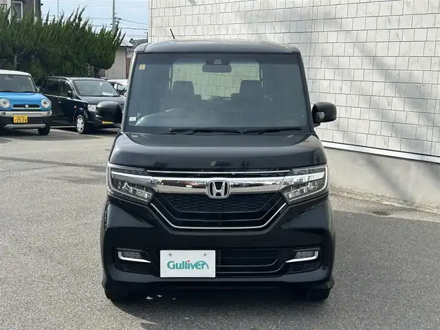 ホンダ Ｎ ＢＯＸ カスタム G L ターボ ホンダセンシング 山形県 2018(平30)年 8.9万km クリスタルブラックパール 4WDターボ/両側パワースライドドア/ホンダセンシング/衝突被害軽減システム/アダプティブクルーズコントロール/レーンアシスト/オートハイビーム/横滑り防止装置/アイドリングストップ/ハーフレザーシート/シートヒーター/ロールサンシェード/エクルプスSDナビ/フルセグTV/Bluetooth/ステアリングスイッチ/LEDヘッドライト/純正15インチスチールホイール