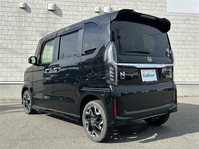 ホンダ Ｎ ＢＯＸ カスタム G L ターボ ホンダセンシング 山形県 2018(平30)年 8.9万km クリスタルブラックパール 4WDターボ/両側パワースライドドア/ホンダセンシング/衝突被害軽減システム/アダプティブクルーズコントロール/レーンアシスト/オートハイビーム/横滑り防止装置/アイドリングストップ/ハーフレザーシート/シートヒーター/ロールサンシェード/エクルプスSDナビ/フルセグTV/Bluetooth/ステアリングスイッチ/LEDヘッドライト/純正15インチスチールホイール