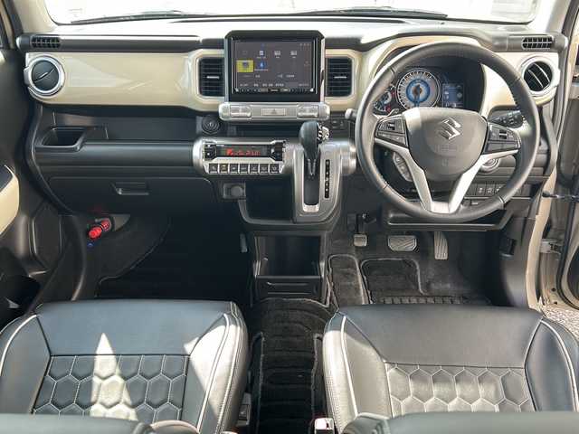 スズキ クロスビー HYBRID MZ 福島県 2019(令1)年 5.3万km キャラバンアイボリーパールメタリック/ホワイト 2トーンルーフ 純ナビ 全方位カメラ フルセグTV　Bluetooth ETC2.0 前方ドラレコ 前席シートヒーター パドルシフト ステリモ クルコン バックソナー USB端子 シートカバー グリップコントール スマートキー トノカバー
