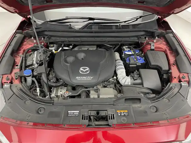 マツダ ＣＸ－５ XD エクスクルーシブモード 滋賀県 2019(平31)年 7.4万km 赤 レザーシート/ベンチレーション/シートヒーター/メモリー付きパワーシート/純正メモリーナビ/・フルセグ/Bluetooth/CD/DVD/USB/全方位カメラ/BSM/LEDヘッドライト/ヘッドアップディスプレイ/パワーバックドア/BOSEサウンド/純正１９AW/追従付クルーズコントロール/レーンキープアシスト/クリアランスソナー/革巻きステアリング/ステアリングヒーター/ウィンカーミラー