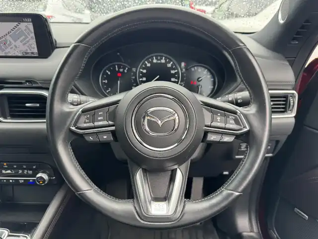 マツダ ＣＸ－５ XD エクスクルーシブモード 滋賀県 2019(平31)年 7.4万km 赤 レザーシート/ベンチレーション/シートヒーター/メモリー付きパワーシート/純正メモリーナビ/・フルセグ/Bluetooth/CD/DVD/USB/全方位カメラ/BSM/LEDヘッドライト/ヘッドアップディスプレイ/パワーバックドア/BOSEサウンド/純正１９AW/追従付クルーズコントロール/レーンキープアシスト/クリアランスソナー/革巻きステアリング/ステアリングヒーター/ウィンカーミラー