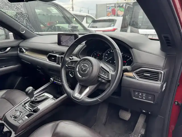 マツダ ＣＸ－５ XD エクスクルーシブモード 滋賀県 2019(平31)年 7.4万km 赤 レザーシート/ベンチレーション/シートヒーター/メモリー付きパワーシート/純正メモリーナビ/・フルセグ/Bluetooth/CD/DVD/USB/全方位カメラ/BSM/LEDヘッドライト/ヘッドアップディスプレイ/パワーバックドア/BOSEサウンド/純正１９AW/追従付クルーズコントロール/レーンキープアシスト/クリアランスソナー/革巻きステアリング/ステアリングヒーター/ウィンカーミラー