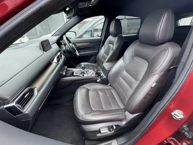 マツダ ＣＸ－５ XD エクスクルーシブモード 滋賀県 2019(平31)年 7.4万km 赤 レザーシート/ベンチレーション/シートヒーター/メモリー付きパワーシート/純正メモリーナビ/・フルセグ/Bluetooth/CD/DVD/USB/全方位カメラ/BSM/LEDヘッドライト/ヘッドアップディスプレイ/パワーバックドア/BOSEサウンド/純正１９AW/追従付クルーズコントロール/レーンキープアシスト/クリアランスソナー/革巻きステアリング/ステアリングヒーター/ウィンカーミラー