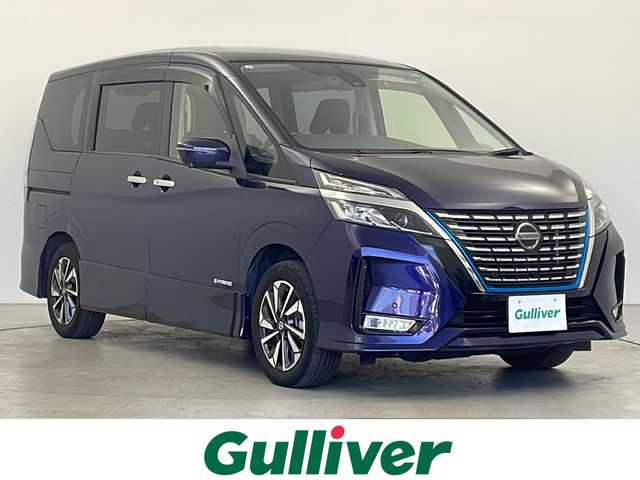 日産 セレナ e－パワー ハイウェイスター V 岐阜県 2019(令1)年 6.3万km アズライトブルー 純正10インチナビゲーション/CD　DVD/Bluetooth/ブルーレイ/SD/USB/フルセグテレビ/両側パワースライドドア/プロパイロット/ETC/レーンキープアシスト/ステアリングヒーター/シートヒーター/前方ドラレコ/エマージェンシーブレーキ