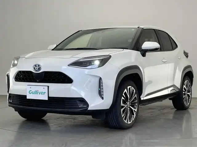 トヨタ ヤリスクロス ハイブリッド Z 愛知県 2020(令2)年 5.9万km ホワイトパールクリスタルシャイン 純正８型ＤＡナビ　全方位カメラ　ＨＵＤ　ＢＳＭ　フルセグＴＶ　電動リヤゲート　前後ドラレコ　ＥＴＣ　セーフティセンス　衝突軽減　追従クルコン　ＬＥＤオートライト　禁煙車　ＡＣ１００Ｖ　シートヒーター ミラキャスト　