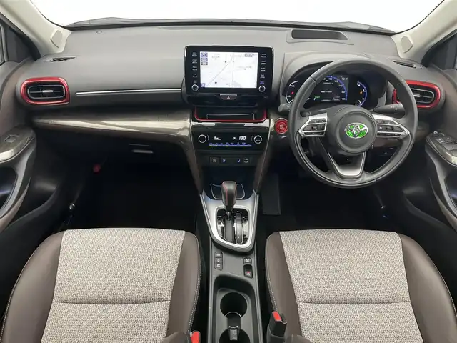 トヨタ ヤリスクロス ハイブリッド Z 愛知県 2020(令2)年 5.9万km ホワイトパールクリスタルシャイン 純正８型ＤＡナビ　全方位カメラ　ＨＵＤ　ＢＳＭ　フルセグＴＶ　電動リヤゲート　前後ドラレコ　ＥＴＣ　セーフティセンス　衝突軽減　追従クルコン　ＬＥＤオートライト　禁煙車　ＡＣ１００Ｖ　シートヒーター ミラキャスト　