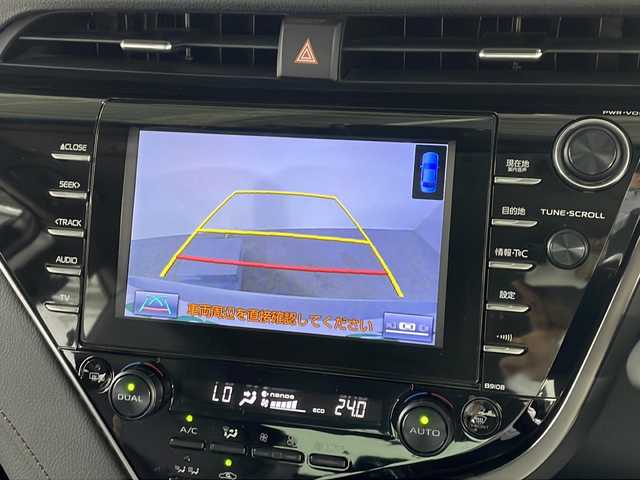 トヨタ カムリ G レザーパッケージ 広島県 2018(平30)年 8.9万km プラチナホワイトパールマイカ トヨタセーフティセンス/モデリスタエアロ /純正メーカーOPナビ/CD/DVD/DTV/Bluetooth/USB/バックカメラ/レーダークルーズコントロール/レザーシート/パワーシート/シートヒーター /LEDオートライト/オートマチックハイビーム /HUD/BSM/RCTA/クリアランスソナー /レーンキープ/前後ドライブレコーダー/ビルトインETC/純正フロアマット/スマートキー/プッシュスタート
