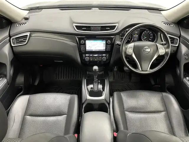 日産 エクストレイル 20X エマージェンシーブレーキ 岡山県 2015(平27)年 6.7万km ダイヤモンドブラック パノラミックガラスルーフ/純正SDナビ　QY73-91ND/地デジ/Bluetooth/CD/DVD/AUX/アラウンドビューモニター/ルーフレール/パーキングアシスト /LEDヘッドライト/カプロンシート/シートヒーター/4WD/前後ドラレコ /ビルトインETC/純正17インチアルミホイール/プッシュスタート /スマートキー /ステアリングスイッチ/フォグランプ/アイドリングストップ