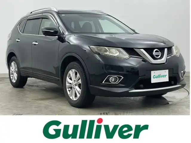 日産 エクストレイル 20X エマージェンシーブレーキ 岡山県 2015(平27)年 6.7万km ダイヤモンドブラック パノラミックガラスルーフ/純正SDナビ　QY73-91ND/地デジ/Bluetooth/CD/DVD/AUX/アラウンドビューモニター/ルーフレール/パーキングアシスト /LEDヘッドライト/カプロンシート/シートヒーター/4WD/前後ドラレコ /ビルトインETC/純正17インチアルミホイール/プッシュスタート /スマートキー /ステアリングスイッチ/フォグランプ/アイドリングストップ