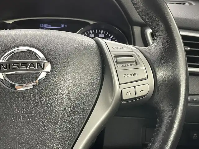 日産 エクストレイル 20X エマージェンシーブレーキ 岡山県 2015(平27)年 6.7万km ダイヤモンドブラック パノラミックガラスルーフ/純正SDナビ　QY73-91ND/地デジ/Bluetooth/CD/DVD/AUX/アラウンドビューモニター/ルーフレール/パーキングアシスト /LEDヘッドライト/カプロンシート/シートヒーター/4WD/前後ドラレコ /ビルトインETC/純正17インチアルミホイール/プッシュスタート /スマートキー /ステアリングスイッチ/フォグランプ/アイドリングストップ