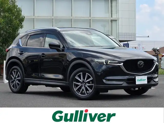 マツダ ＣＸ－５ XD Lパッケージ 鹿児島県 2017(平29)年 7.8万km ジェットブラックマイカ レーダークルーズコントロール　/純正ドライブレコーダー　/ビルトインＥＴＣ　/全席シートヒーター　/ステアリングヒーター　/純正ＳＤナビ　/Ｂｌｕｅｔｏｏｔｈオーディオ　/バックカメラ　/ルーフレール/前後コーナーセンサー/パワーバックドア/純正アルミホイール(19インチ)/レーンキープアシスト/横滑り防止装置/プッシュスタート/スマートキー/エアバッグ(W+サイド)