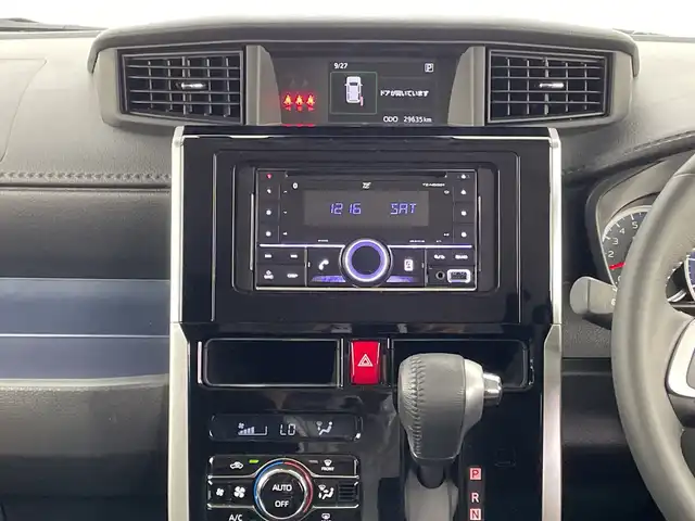 トヨタ ルーミー カスタムG 新潟県 2023(令5)年 3万km ブライトシルバーM プッシュスタート/スペアキー1本/スマートキー/クルーズコントロール　追従あり/オーディオ　型式TZ-ND001/CD/BT/AUX/両側パワースライドドア/社外アルミ14インチ/衝突被害軽減システム/オートライト/フロアマット