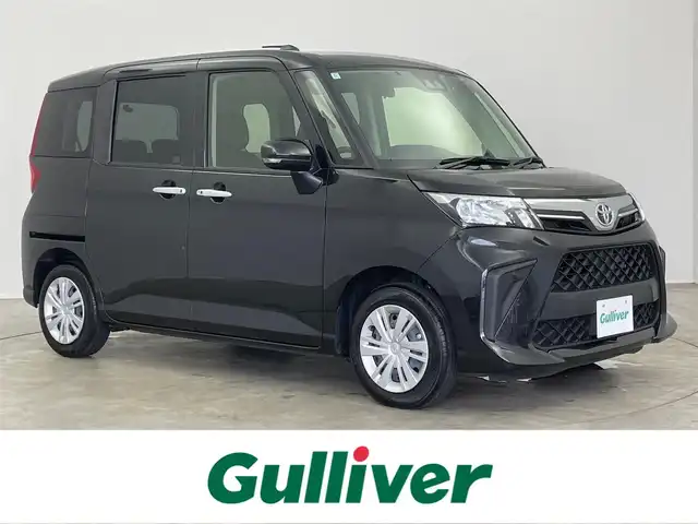 トヨタ ルーミー G 埼玉県 2024(令6)年 1.2万km ブラックマイカメタリック スマートアシスト　純正９インチディスプレイオーディオ　バックカメラ　ビルトインＥＴＣ　前後ドライブレコーダー　ヘッドライトレベライザー　オートライト　スマートキー　ＬＥＤヘッドライト　地デジフルセグ