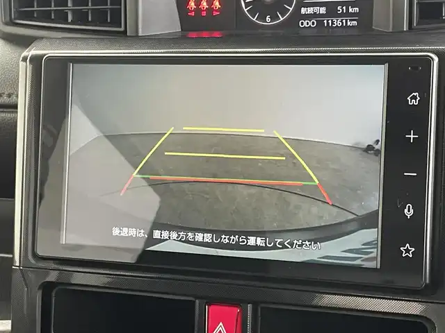 トヨタ ルーミー G 埼玉県 2024(令6)年 1.2万km ブラックマイカメタリック スマートアシスト　純正９インチディスプレイオーディオ　バックカメラ　ビルトインＥＴＣ　前後ドライブレコーダー　ヘッドライトレベライザー　オートライト　スマートキー　ＬＥＤヘッドライト　地デジフルセグ