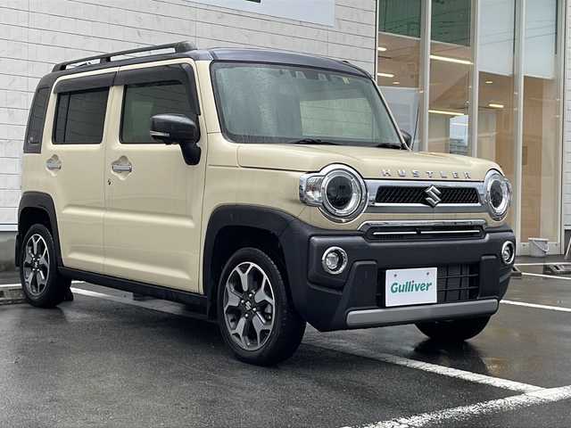 スズキ ハスラー Jスタイル Ⅱ ターボ 静岡県 2022(令4)年 1万km シフォンアイボリーメタリック/ガンメタリック2トーン 純正9インチナビ/地デジTV/純正CD/DVD/Bluetooth/バック/全周囲カメラ/レーダーブレーキサポート/レーダークルーズコントロール/レーンキープアシスト/シートヒーター/純正15インチAW/ビルトインETC/LEDヘッドライト/スマートキー