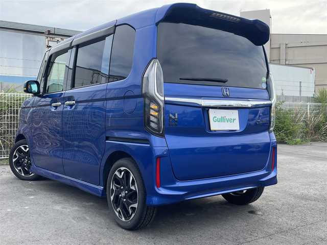 ホンダ Ｎ ＢＯＸ G L ターボ ホンダセンシング 静岡県 2018(平30)年 9.2万km ブリリアントスポーティブルーメタリック2トーン Gathersナビ/Bluetooth/ハンズフリー通話/アダプティブクルーズコントロール/パドルシフト/ホンダセンシング/ドアバイザー/後席サンシェード/ビルトインETC/USB入力端子/両側パワースライドドア/電動格納ミラー/オートライト/LEDヘッドライト
