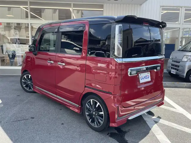 スズキ スペーシア カスタム HYBRID XS ターボ 大阪府 2018(平30)年 10.8万km フェニックスレッドパール/ブルーイッシュブラックパール (株)IDOMが運営する【じしゃロン東大阪店】の自社ローン専用車両になりますこちらは現金またはオートローンご利用時の価格です。自社ローンご希望の方は別途その旨お申付け下さい/純正メモリーナビ 【KXM-E502W】/(フルセグTV/CD/DVD/BT/iPod/FM/AM/SD/USB)/両側パワースライドドア/ローダウン/バックカメラ/デュアルセンサーブレーキサポート/ドライブレコーダー/ETC/LEDヘッドライト/コーナーセンサー/クルーズコントロール/リア送風機/スマートキー＆プッシュスタート/スペアキー/取扱説明書 【ナビ・車両】