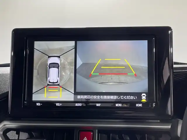 トヨタ ライズ G 神奈川県 2023(令5)年 1.4万km スムースグレーマイカメタリック 純正9インチナビゲーション/Bluetooth　フルセグ　SD　CD　DVD/パノラミックビューモニター/トヨタスマートアシスト/衝突警報機能/衝突回避支援ブレーキ機能/ブレーキ制御付き誤発進抑制機能/車線逸脱警報機能/車線逸脱抑制制御機能/ふらつき警報/路側逸脱警報/オートハイビーム/標識認識機能/クリアランスソナー/ビルトインETＣ/前後ドライブレコーダー/スマートペダル（S-PDL）/電動サイドブレーキ/オートブレーキホールド/2.1Ａ ＵＳＢポート/ステアリングスイッチ/純正フロアマット/レベライザー/シートリフター/ECOモード/プッシュスタート/LEDヘッドライト/オートライト/純正16インチアルミホイール/電動格納ミラー/ウインカーミラー/スマートキー/スペアキー（1本）