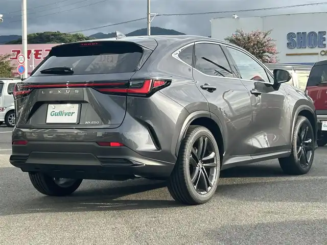 レクサス ＮＸ 250 バージョンL 兵庫県 2023(令5)年 1.3万km ソニッククロム 純正ナビ　/フルセグ　/DVD　/Bluetooth　/USB　/全周囲モニター/ETC2.0　/前後ドライブレコーダー　/追従型クルーズコントロール　/レザーシート　/前席パワーシート　/前席シートヒーター/前席エアーシート/電動リヤゲート/純正ラバーフロアマット/純正アルミホイール/衝突被害軽減ブレーキ　/横滑り防止装置/車線逸脱警報/W+サイド+カーテンエアバッグ/オートLEDライト/スペアキー1本/保証書/取扱説明書