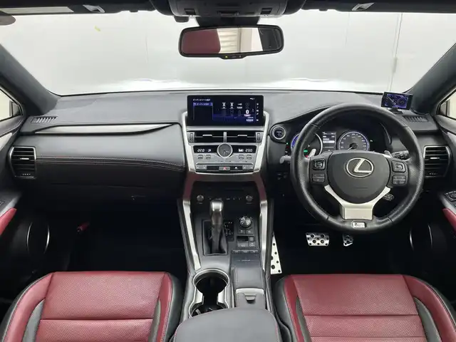 レクサス ＮＸ 300h Fスポーツ 茨城県 2018(平30)年 4.2万km ホワイトノーヴァガラスフレーク 純正10.3型ナビ/Bluetooth/フルセグ/CD/DVD/AM/FM/パノラミックビューモニター/サンルーフ/衝突軽減ブレーキ/レーダークルーズコントロール/ブラインドスポットモニター/ETC2.0/前後コーナーセンサー/パワーシート(D/N席)/シートヒーター/エアシート/パワーバックドア/LEDヘッドライト/LEDフォグライト
