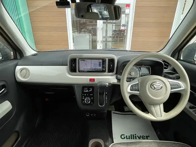 ダイハツ ミラ トコット G SA Ⅲ 宮崎県 2018(平30)年 3.9万km セラミックグリーンM 衝突軽減システム/SDナビ/全方位カメラ/シートヒーター/フルセグ/CD DVD/Bluetooth/バックカメラ/コーナーセンサー/LEDヘッドライト/オートマチックハイビーム/ドライブレコーダー/ETC/ステアリングスイッチ/スマートキー/プッシュスタート/スマートアシスト３