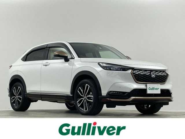 ホンダ ヴェゼル ハイブリッド e:HEV Z 埼玉県 2023(令5)年 1.9万km プラチナホワイトパール 純正ナビ　シートヒーター　バックカメラ　ＢＳＭ　ＥＴＣ　前後ドライブレコーダー　LEDヘッドライト　フルセグTV　MTモード付AT　寒冷地仕様　追加クルコン　ダウンヒルアシストコントロール　