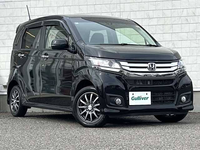 ホンダ Ｎ ＷＧＮ カスタム Gターボ SSクールPKG 福島県 2016(平28)年 6.7万km スマートブラック 純正ナビ　４ＷＤ　バックカメラ　クルーズコントロール　ＣＴＢＡ　ＥＴＣ　シートヒーター　プッシュスタート　スマートキー　オートライト　ＡＡＣ　オートリトラミラー　純正マット　純正アルミ１４インチ