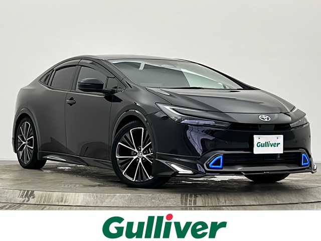 トヨタ プリウス Z 宮城県 2023(令5)年 1.8万km アティチュードブラックマイカ サンルーフ/純正ナビ/(AM/FM/TV/BT/USB/Miracast)/全方位カメラ/ビルトインETC2.0/デジタルインナーミラー/レーダークルーズコントロール/BSM/レザーシート/パワーシート/シートメモリー/シートヒーター/エアーシート/ステアリングヒーター/モデリスタエアロ/プッシュスタート/スマートキー/スペアキー/オートライト/オートマチックハイビーム/LEDヘッドライト/ドアバイザー/純正フロアマット/純正19インチアルミホイール