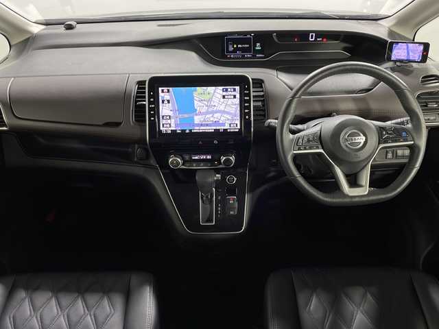 日産 セレナ ハイウェイスター G 広島県 2020(令2)年 4.9万km ダイヤモンドブラック 禁煙車/純正１０型ナビ/アラウンドビューモニター/後席フリップダウンモニター/シートヒーター/インテリジェントルームミラー/プロパイロット/パーキングアシスト/両側パワースライドドア/ステアリングヒーター/ブラインドスポットモニター/ＥＴＣ/ドラレコ/コーナーセンサー/衝突軽減/レーンキープアシスト/LEDヘッドライト/踏み間違い防止/純正16インチアルミホイール(195/60/R16)/エアバッグ(運転席/助手席/サイド/カーテン)