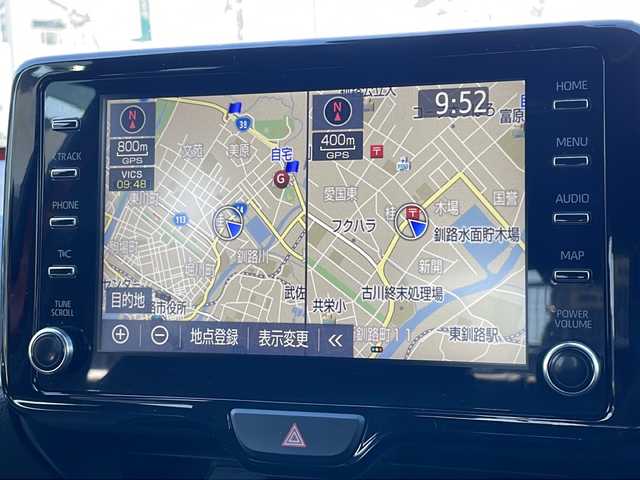 トヨタ ヤリス ハイブリッド Z 道東・釧路十勝 2020(令2)年 3.8万km ブラック/コーラルクリスタルシャイン 寒冷地仕様/純正メモリナビ/　(AM/FM/BT/ミラキャスト)/バックカメラ/プリクラッシュセーフティ/レーンキープアシスト/レーダークルーズコントロール/オートハイビーム/前席シートヒーター/前後コーナーセンサー/社外ETC/前後社外ドライブレコーダー/横滑り防止装置/エンジンプッシュスタート/ステアリングスイッチ/取扱説明書/スペアキー/4WD
