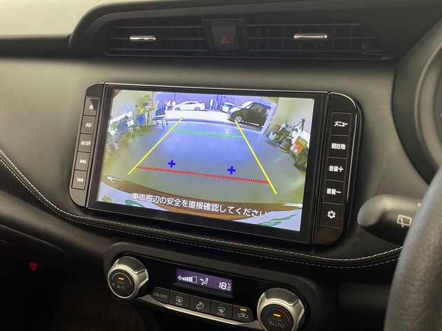 日産 キックス X 宮崎県 2020(令2)年 5.5万km 赤 純正ナビ(MM320D-L)/AM/FM/CD/DVD/Bluetooth/プロパイロット/衝突軽減ブレーキ/電動格納ミラー/横滑り防止装置/電子パーキング/ステアリングスイッチ/ドライブレコーダー/オートライト/フロアマット/ドアバイザー