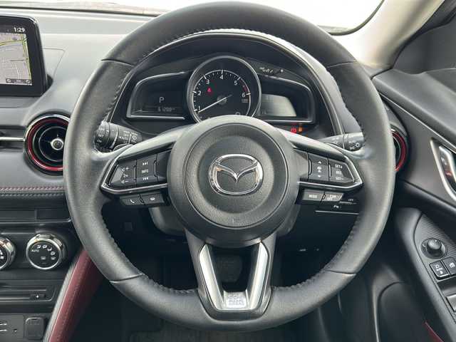 マツダ ＣＸ－３ XD プロアクティブ 福岡県 2017(平29)年 6.2万km セラミックM 純正ナビ/（BT/フルセグ/AM/FM/CD/DVD）/バックカメラ/HUD/レーダークルーズコントロール/LEDヘッドライト/オートライト/レザーシート/純正18インチAW/アイドリングストップ/SCMS/BSM/横滑り防止装置/盗難防止装置/レーンキープアシスト/衝突軽減システム/コーナーセンサー/スマートキー/ETC/保証書/取扱説明書