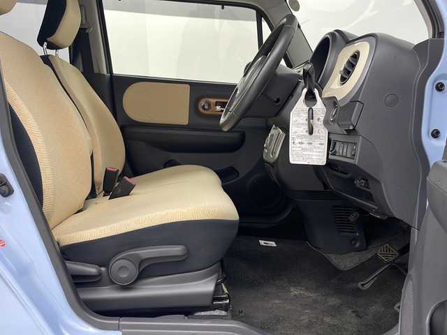 スズキ ラパン XL 福島県 2013(平25)年 3.2万km エアブルーメタリック シートヒーター　ナビ　バックカメラ　スマートキー　ＥＴＣ　ヘッドライト　電格ミラー　純正フロアマット　純正１４インチアルミホイール　ドアバイザー　ＵＳＢ入力端子　プッシュスタート　禁煙車