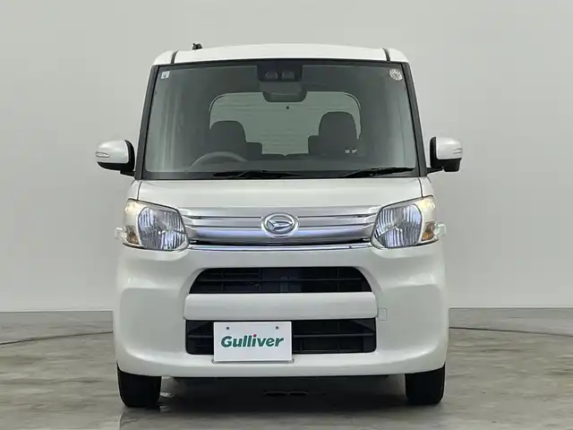 ダイハツ タント G SA Ⅲ 群馬県 2017(平29)年 7.2万km パールホワイトⅢ 禁煙車　社外７型ナビ　CD DVD　USB　BT　フルセグ　両側パワースライドドア　バックカメラ　衝突軽減システム　オートマチックハイビーム　コーナーセンサー　シートヒーター　電動格納ミラー