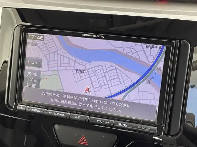 ダイハツ タント G SA Ⅲ 群馬県 2017(平29)年 7.2万km パールホワイトⅢ 禁煙車　社外７型ナビ　CD DVD　USB　BT　フルセグ　両側パワースライドドア　バックカメラ　衝突軽減システム　オートマチックハイビーム　コーナーセンサー　シートヒーター　電動格納ミラー